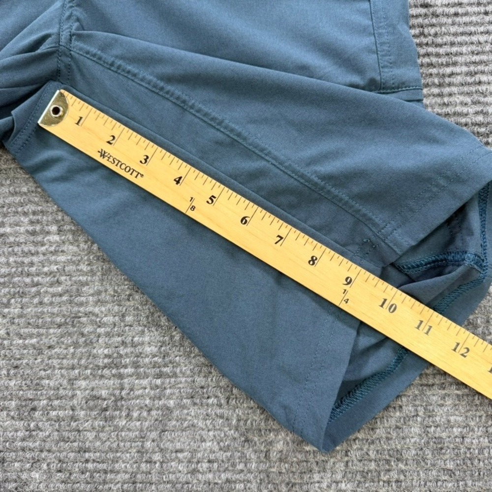 Kuhl Splash 9.5" Inseam Cargo Short Women 2 Blue Hiking Trail Outdoor Drawstring - Picture 11 of 13